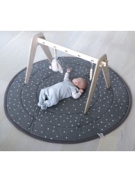 Elodie Details - Mynstruð Leikmotta Dökkgrá 